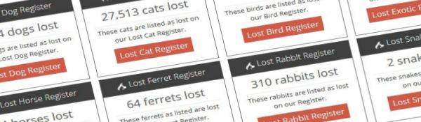 report a free lost pet that is missing or lost